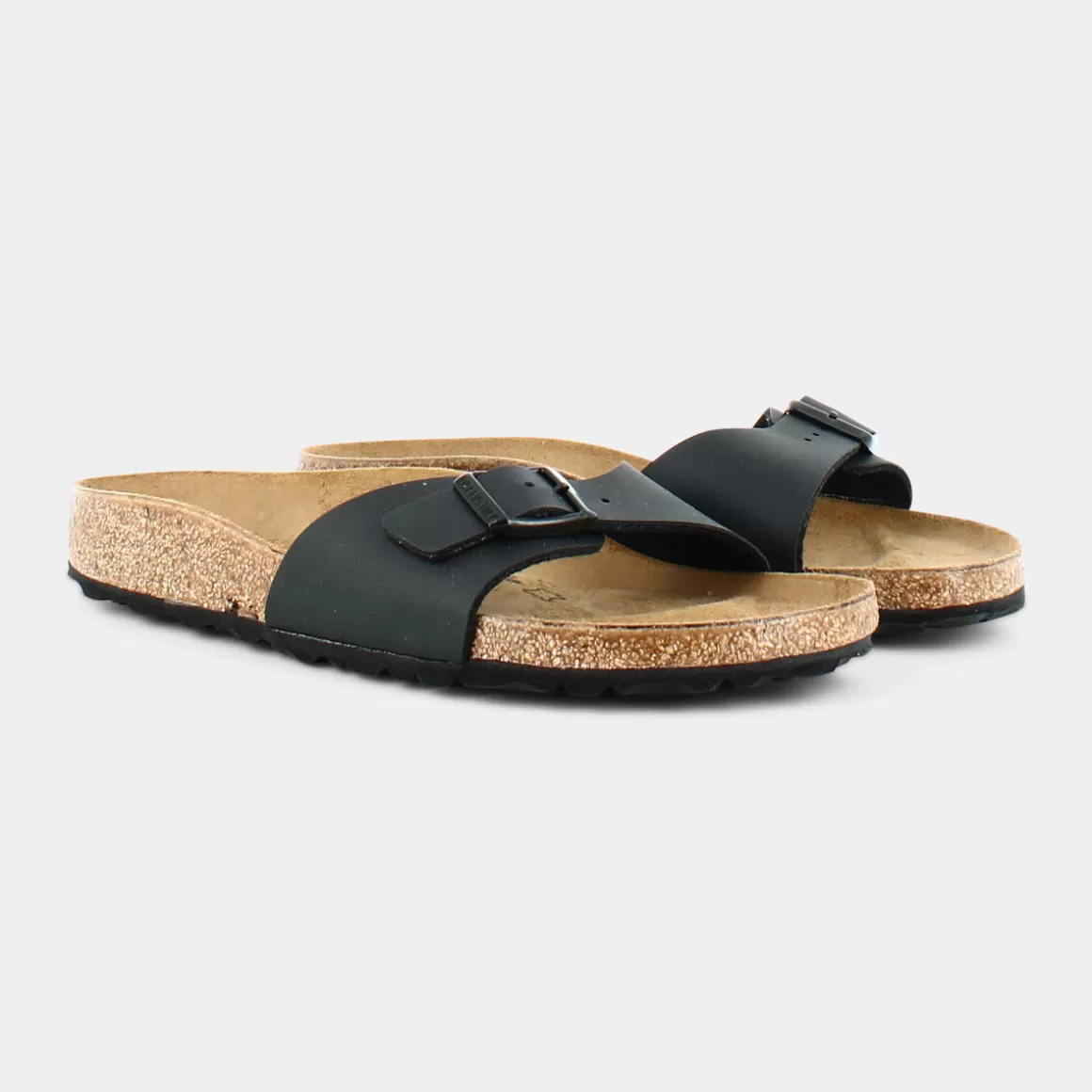 Fashion BIRKENSTOCK 040793 Madrid Black, Birko Flor Black - Sandali Nero