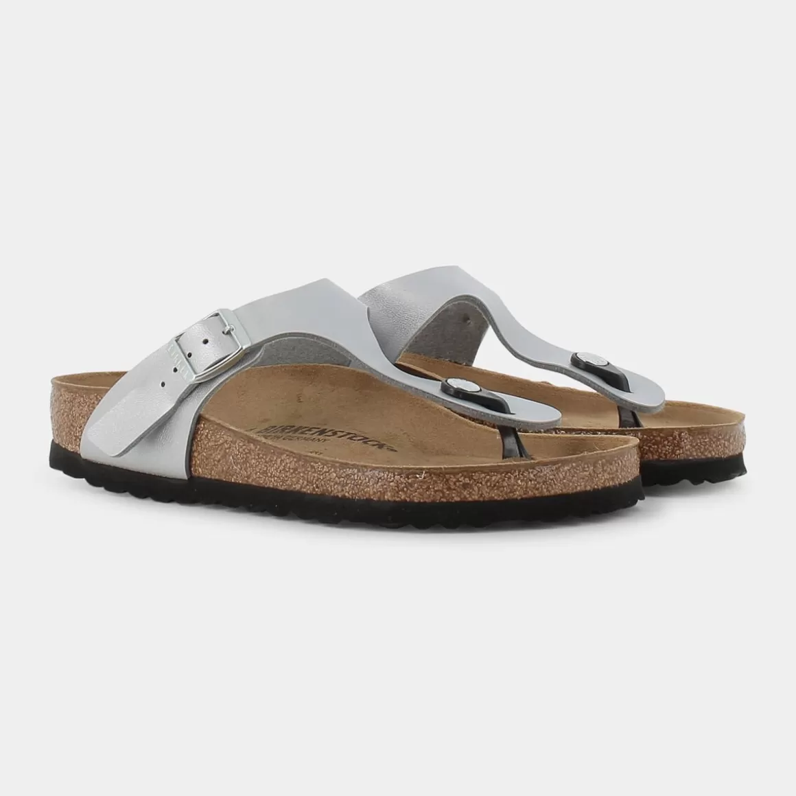 Discount BIRKENSTOCK 043851 Gizeh Silver - Sandali Argento