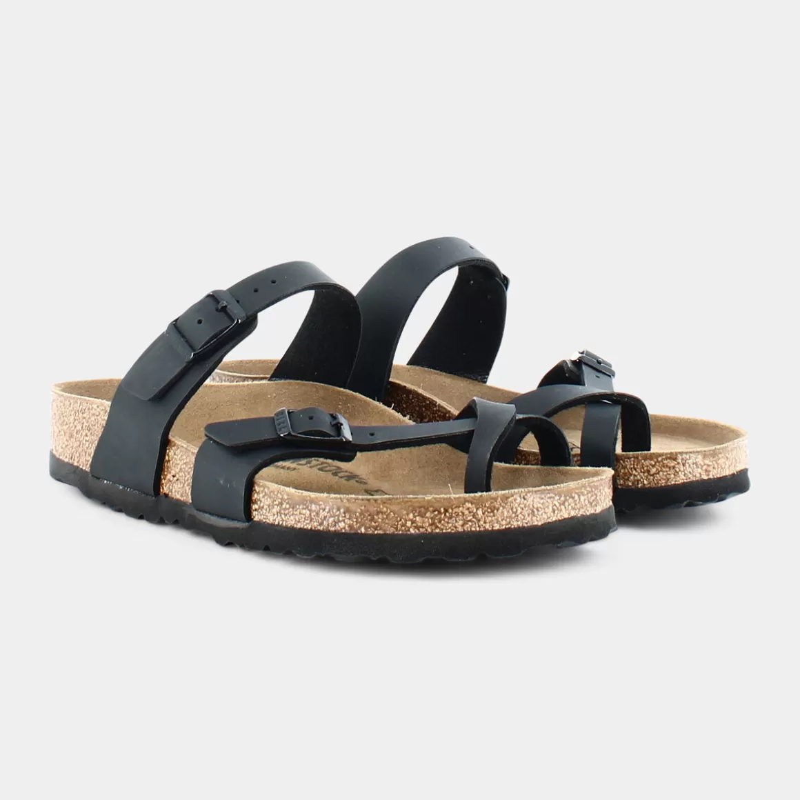 Fashion BIRKENSTOCK 071791 Mayari Black, Birko Flor Black - Sandali Nero