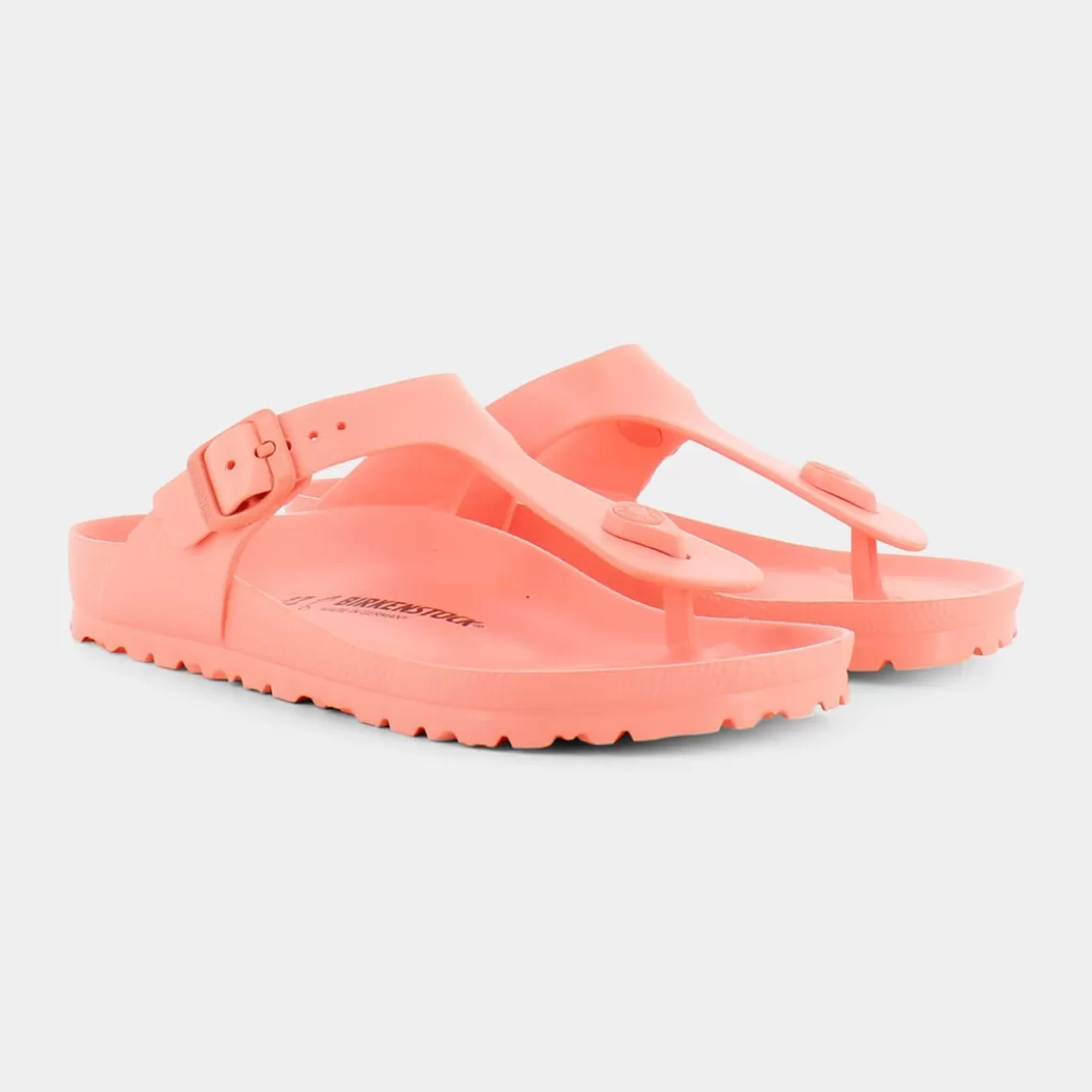 Clearance BIRKENSTOCK 1022453 Gizeh Coral Peach - Infradito Rosa