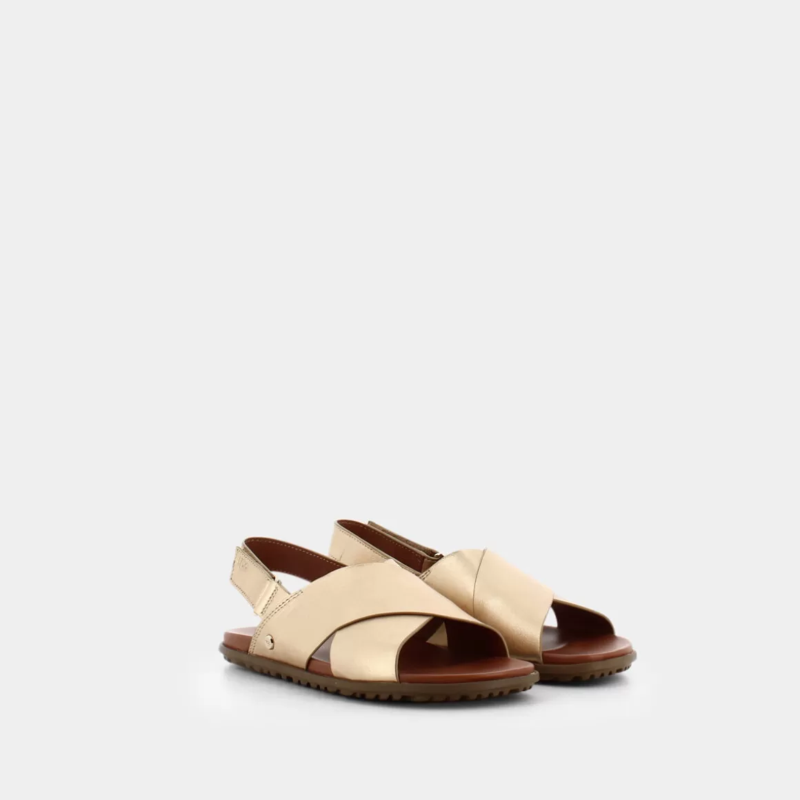 Fashion UGG 1144976 Solivan Slingback Pale Gold - Sandali Oro