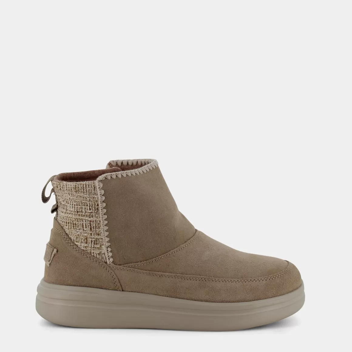 Online HEY DUDE 122090504 Mel Suede Sand - Tronchetti Beige