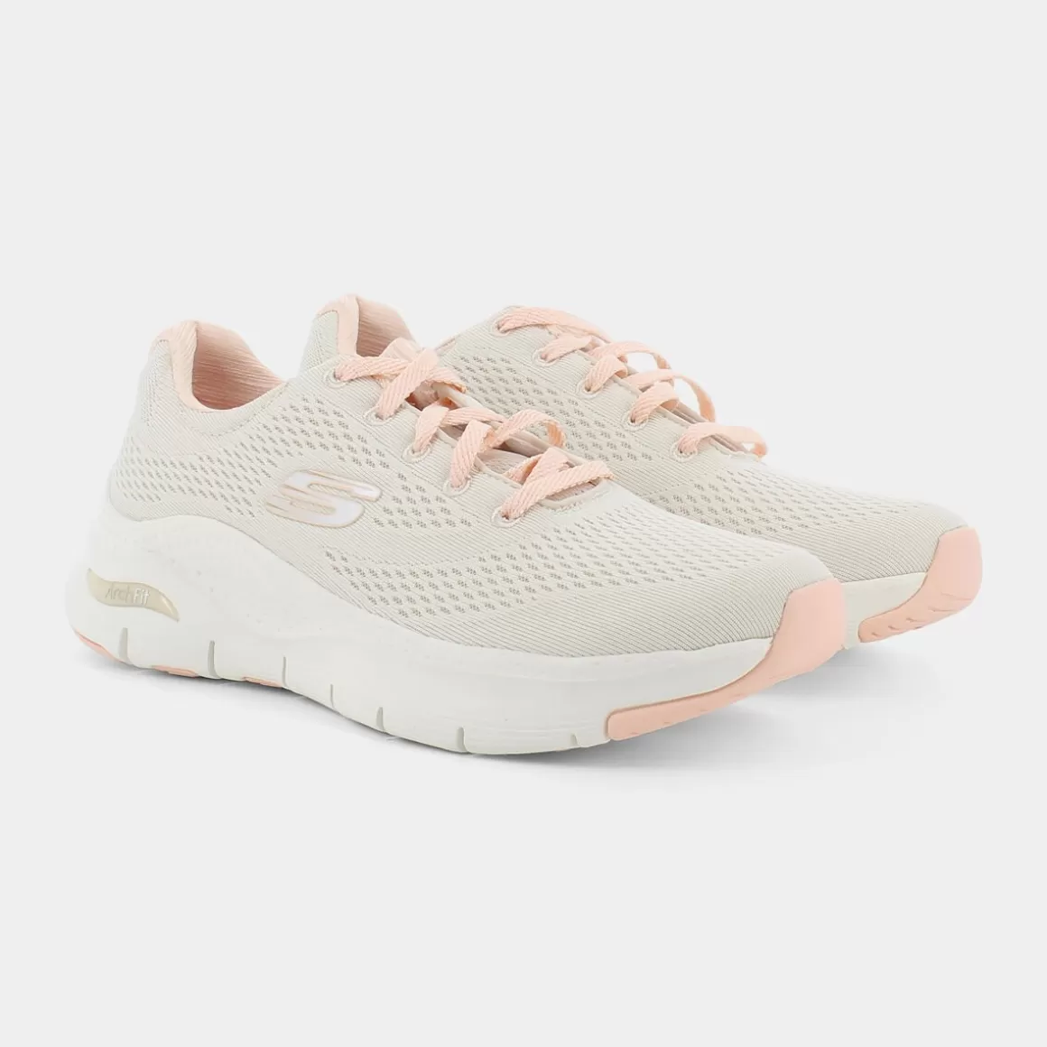Cheap SKECHERS 149057 Arch Fit Natural Mesh / Coral - Sportive Beige