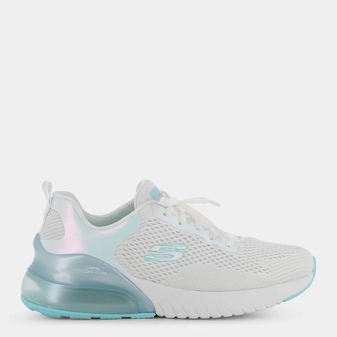 Cheap SKECHERS 149123 Air Stratus White / Light Blue Iridescent / White - Sportive Bianco