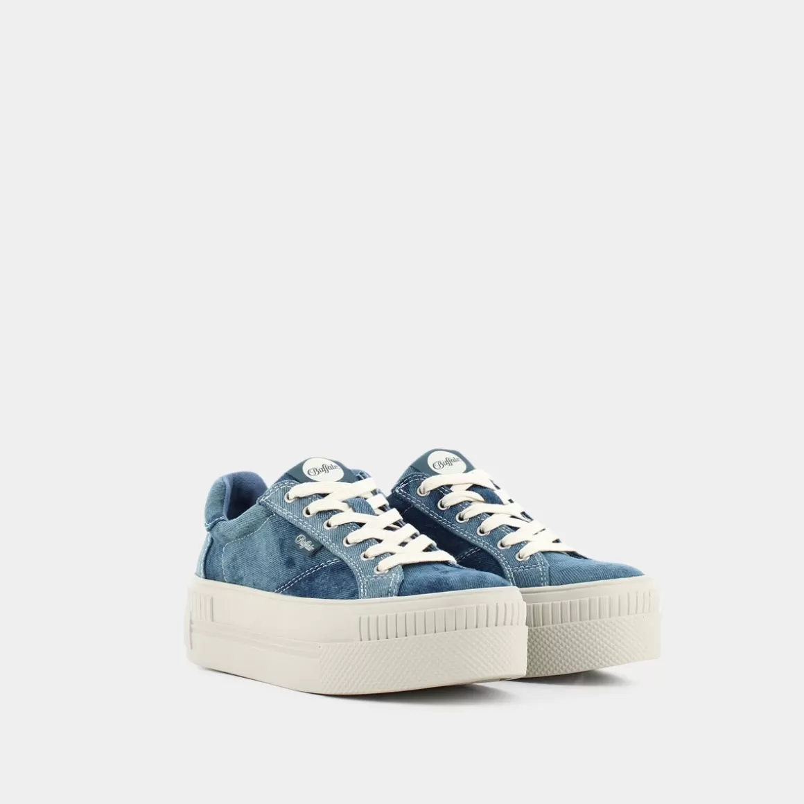 New BUFFALO 1630894 Paired Denim E - Sneakers Blu