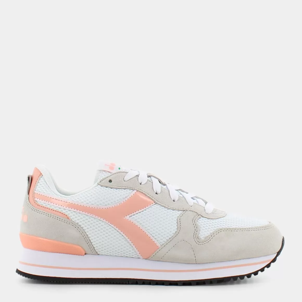 New DIADORA 176996 Olympia Platform Wn White/Peach Melba - Sportive Bianco