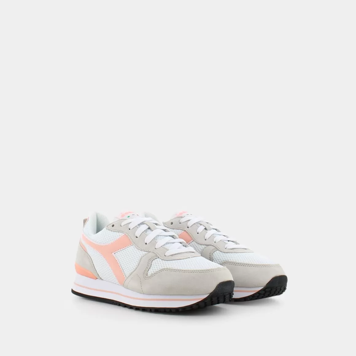 New DIADORA 176996 Olympia Platform Wn White/Peach Melba - Sportive Bianco