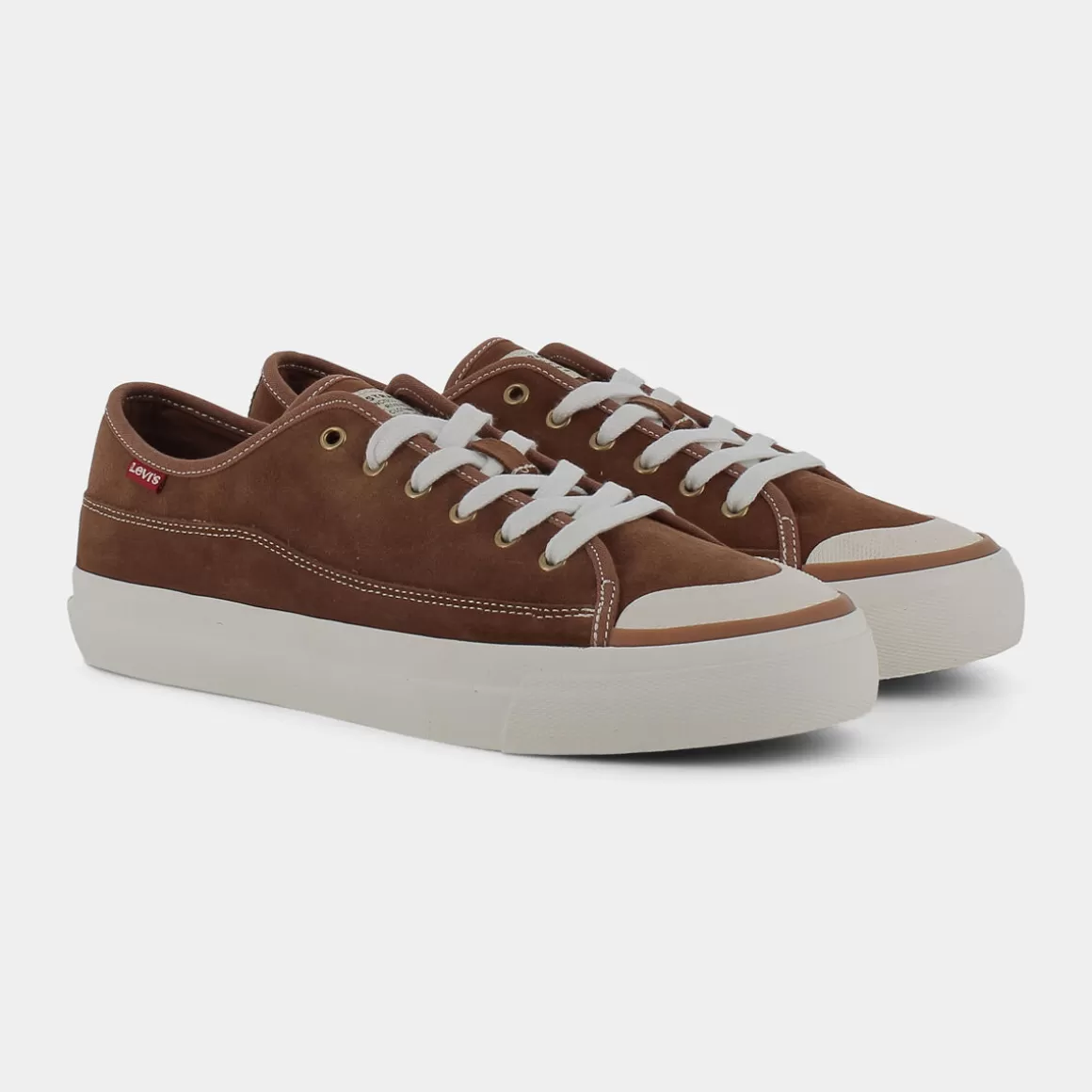 Hot LEVI'S 233006-709 Square Sneakers Marrone