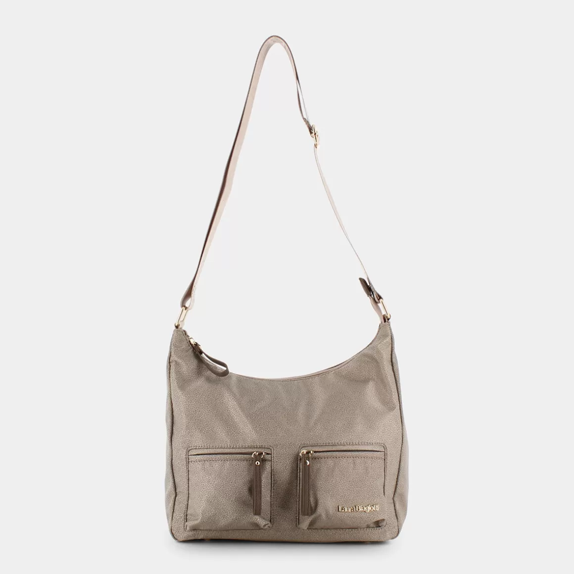 Discount LAURA BIAGIOTTI 23S101-1B Lorde Taupe - Tracolle Marrone