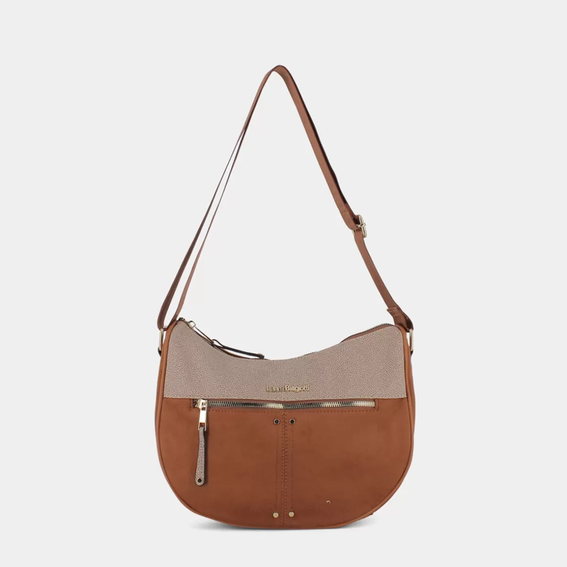 Shop LAURA BIAGIOTTI 23W102-1A Rebelan Cognac - Tracolle Marrone