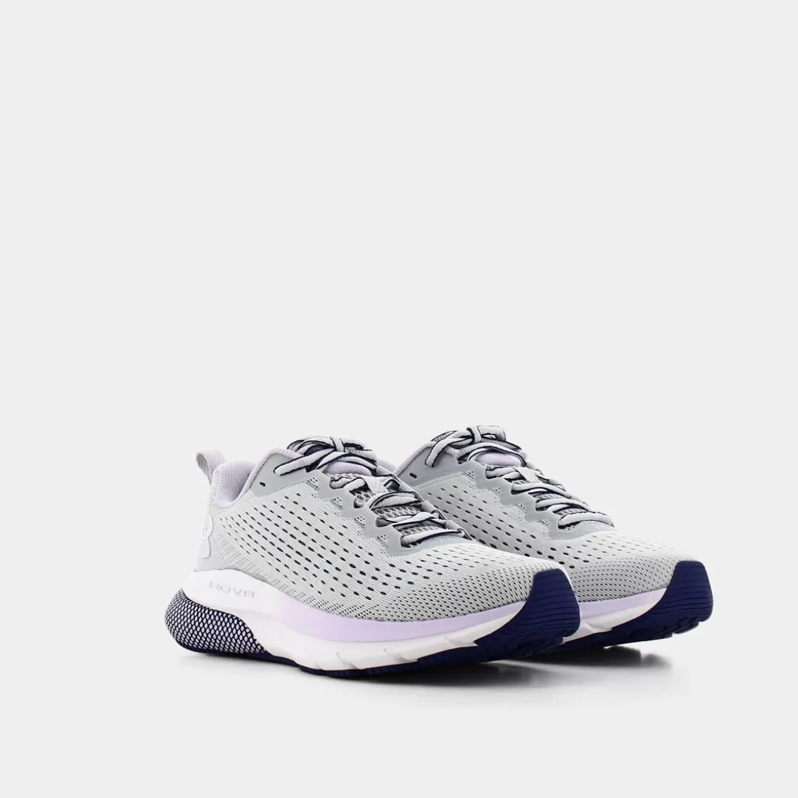 Fashion UNDER ARMOUR 3025425 Hovr Turbulence Halo Gray / Nebula Purple - Sportive Grigio