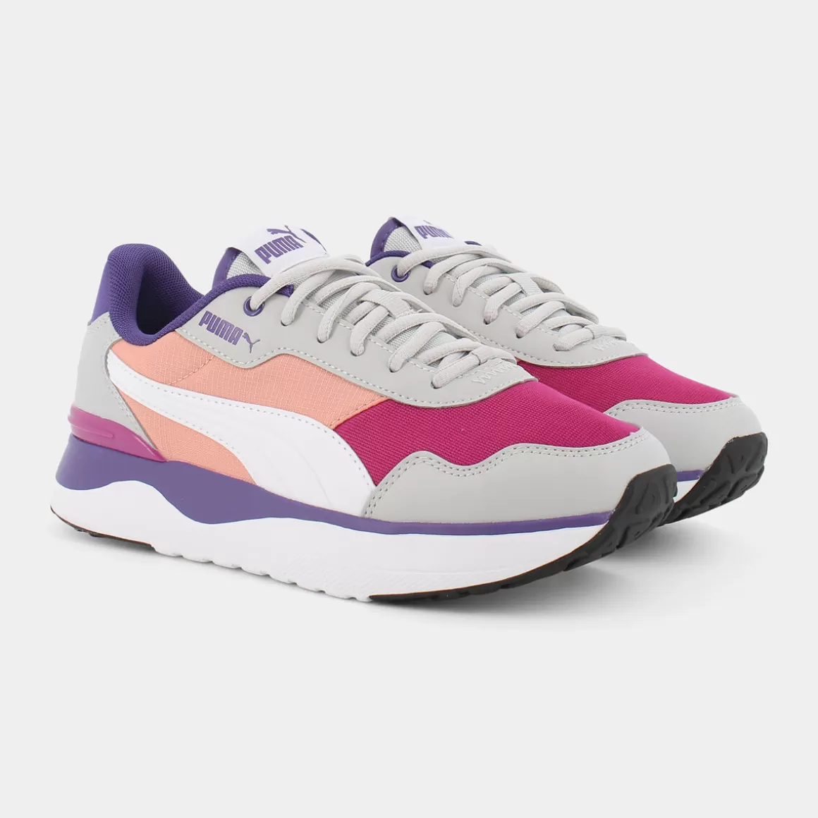 Online PUMA 380729 R78 Voyage Gray Violet- White-Prism Violet - Sportive Multicolor