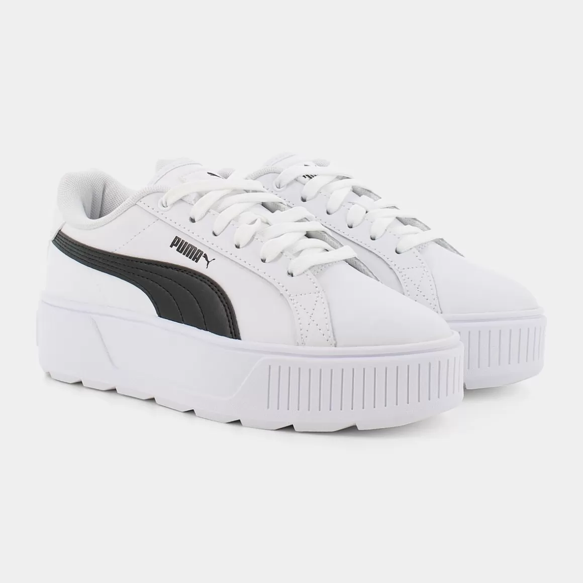 Outlet PUMA 384615 Karmen Shine White- Black - Sportive Bianco