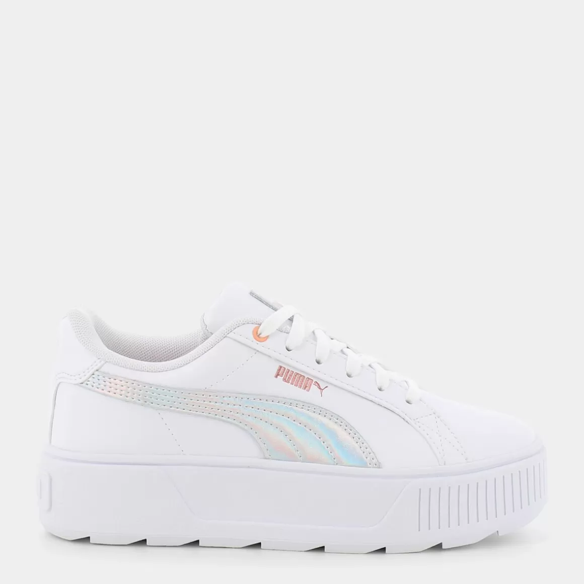 Sale PUMA 385559 Karmen Shine White-Fizzy Melon - Sportive Bianco