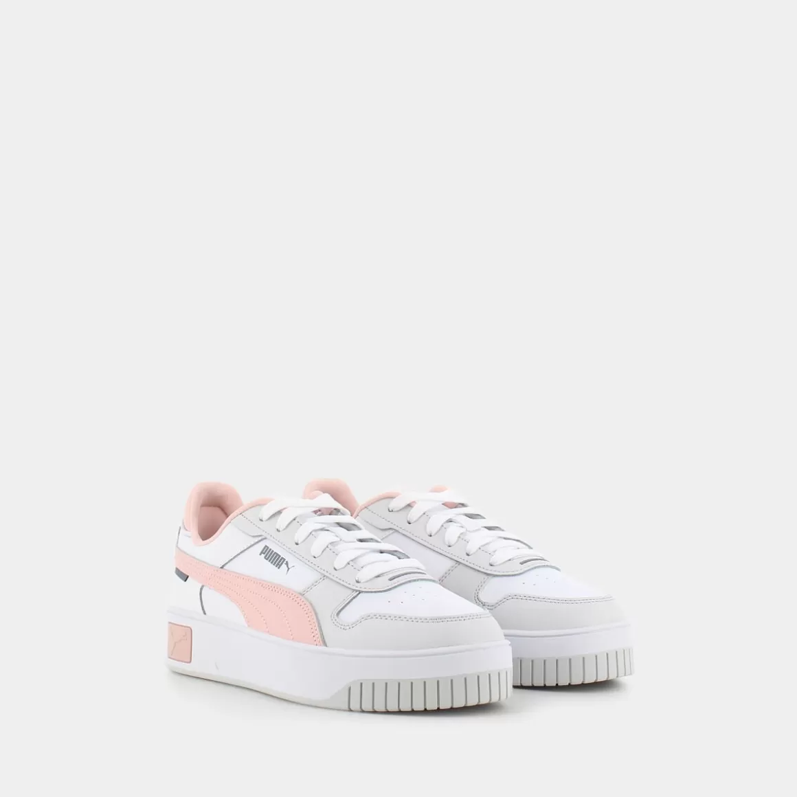 Clearance PUMA 389390 Carina Street White-Rose Dust-Feather Gray - Sportive Bianco