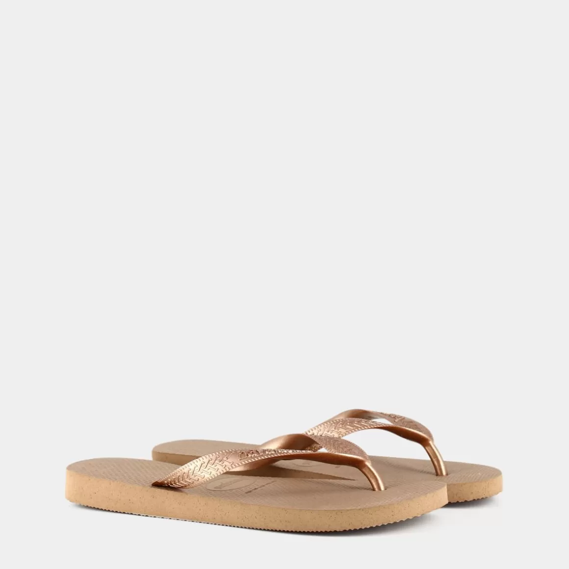 Shop HAVAIANAS 4137428W Top Tiras Rose/Gold - Infradito Oro