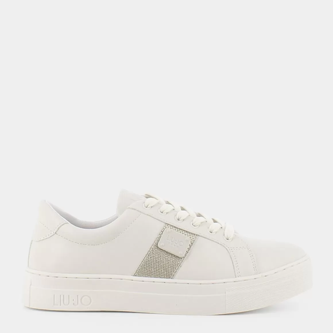 Cheap LIU-JO 4A3707 Alicia Milk/Platinum - Sneakers Beige