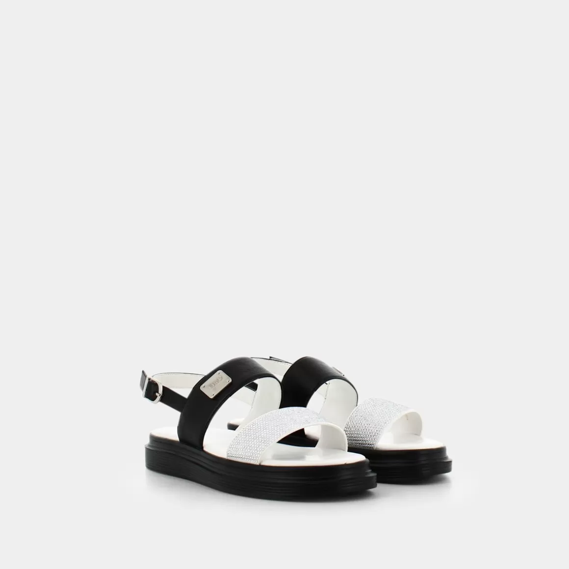 Flash Sale LIU-JO 4A3725 Marty Black/White - Sandali Nero