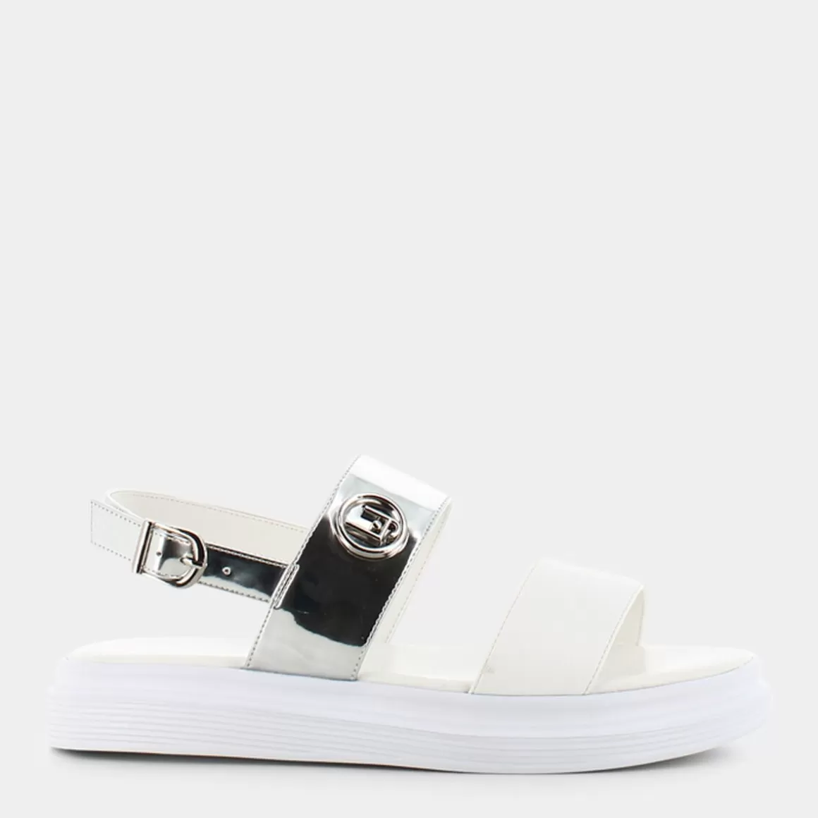 Outlet LIU-JO 4A3725 Marty White/Silver - Sandali Bianco