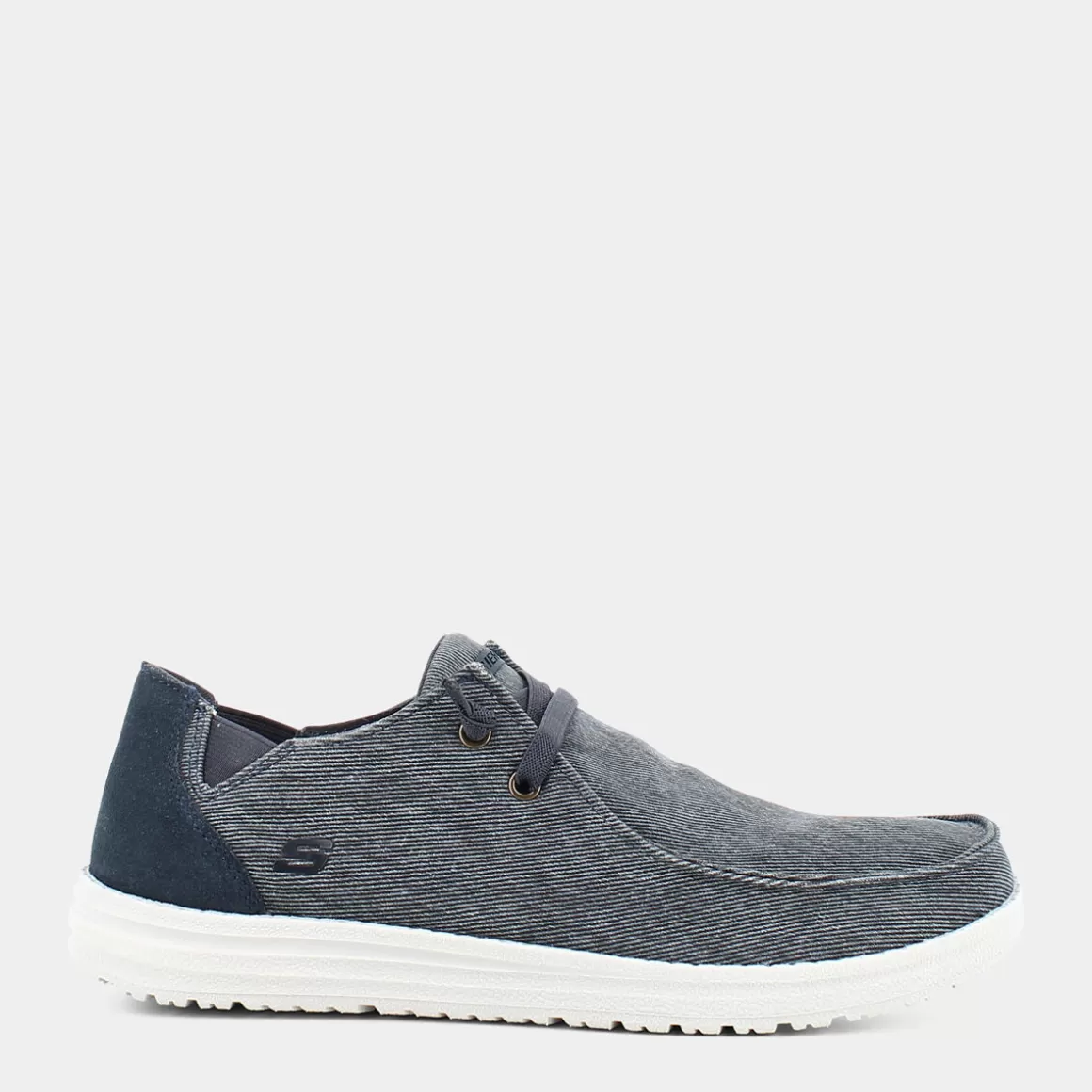 Clearance SKECHERS 66387 Melson - Raymon E Canvas - Mocassini Blu