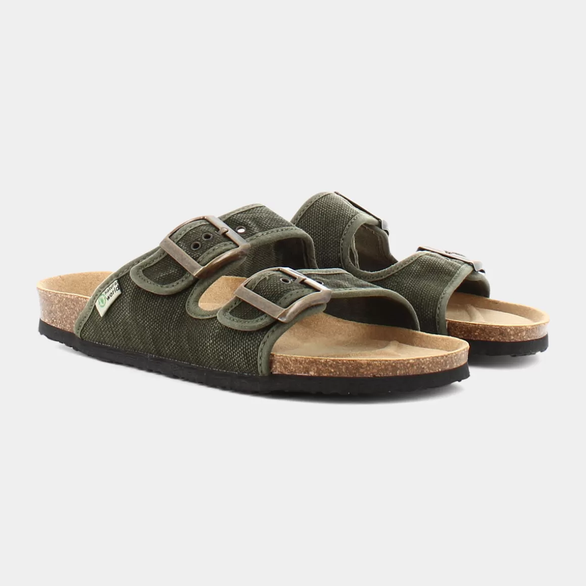 Clearance NATURAL WORLD 7001Ew Bio Kaki - Sandali Verde