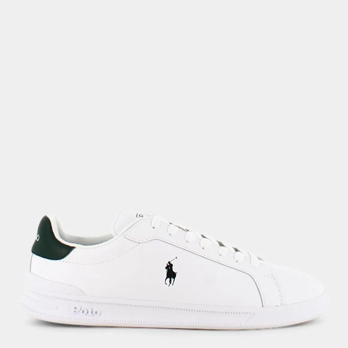 New POLO RALPH LAUREN 809829824 Hrt Ct Ii White/College Green - Sneakers Bianco