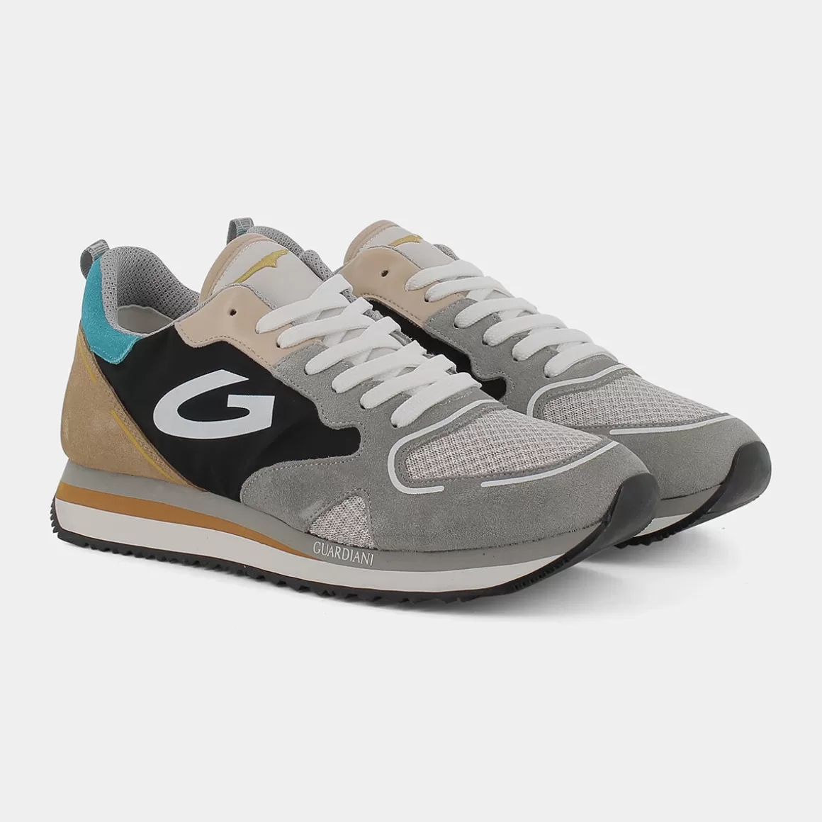 Shop GUARDIANI Agm008829 Wen Sneakers Grigio