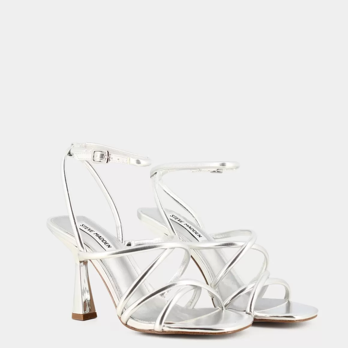 Shop STEVE MADDEN At-Last Silver - Sandali Argento