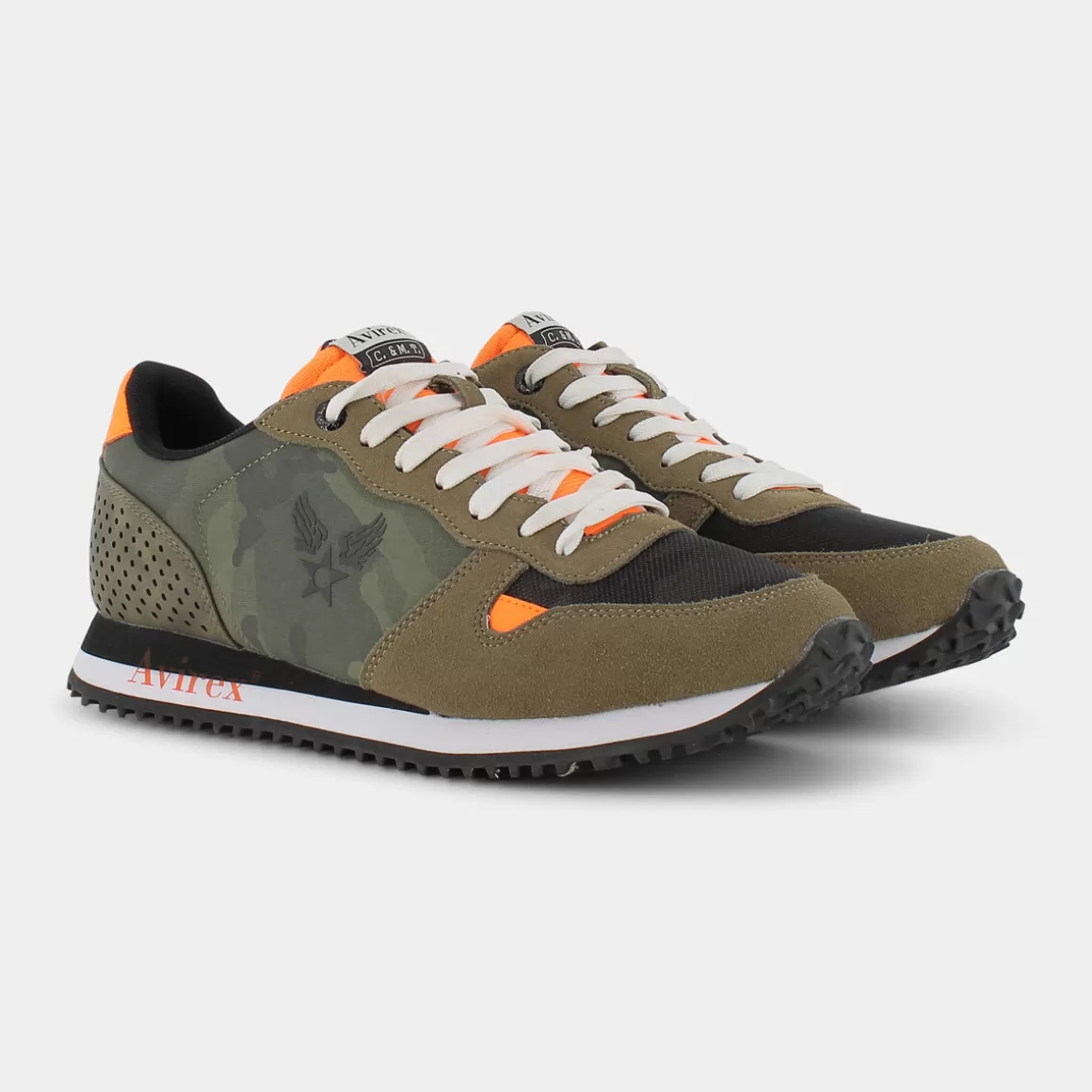 Hot AVIREX Av11M60619 Launch Green Camo - Sneakers Verde