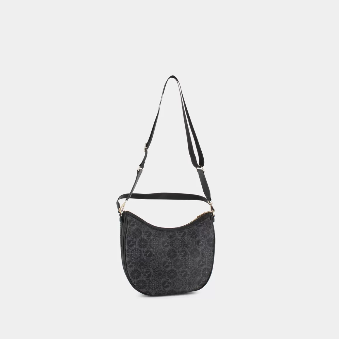 Outlet GATTINONI Bentd8044Wzt005 Teodosia Hobo Bag Blk/Blk - Tracolle Nero