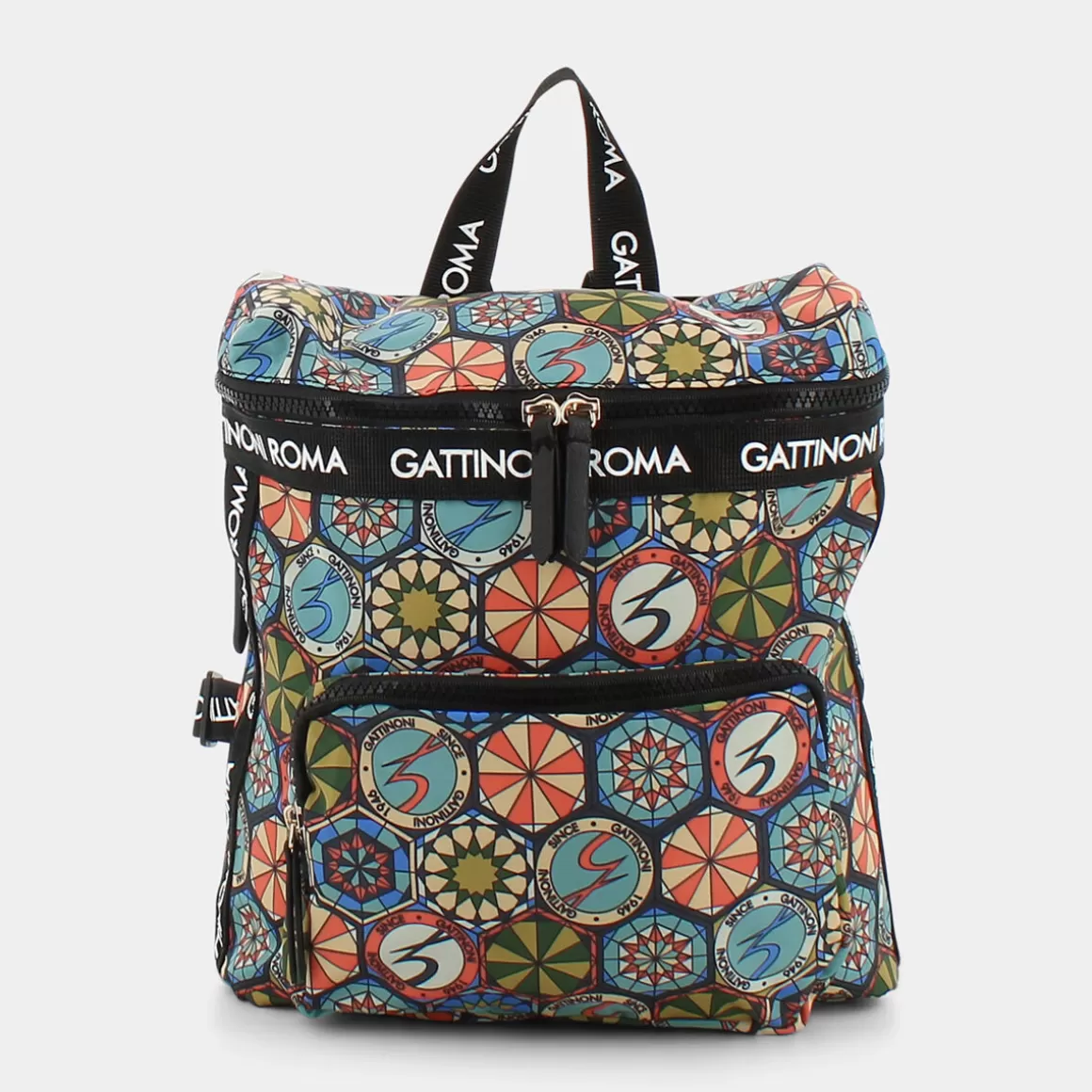 Sale GATTINONI Bentf7680Wipm06 Teodosia Backpack Fantasia - Zaini Multicolor