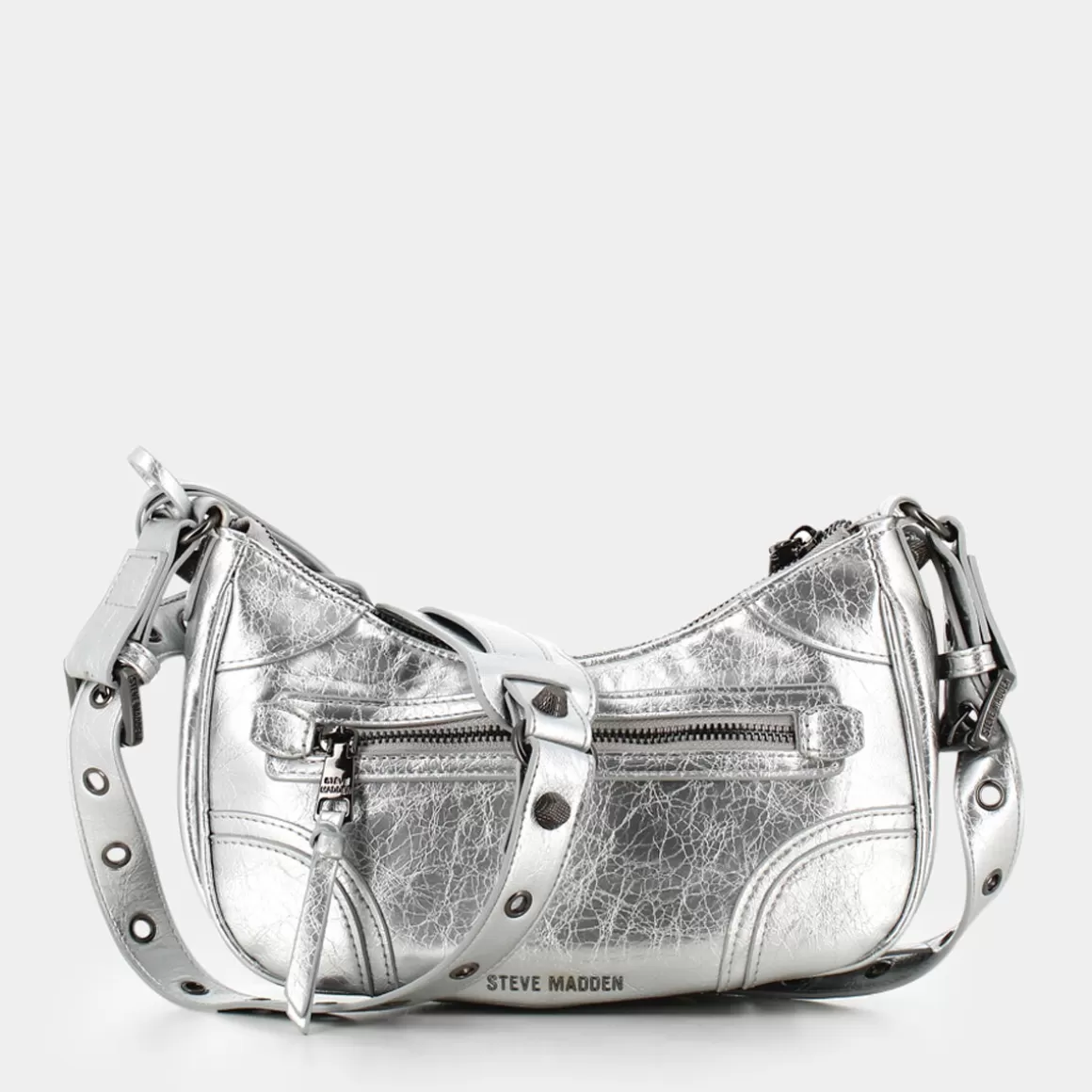 Hot STEVE MADDEN Bglowing Silver - Tracolle Argento