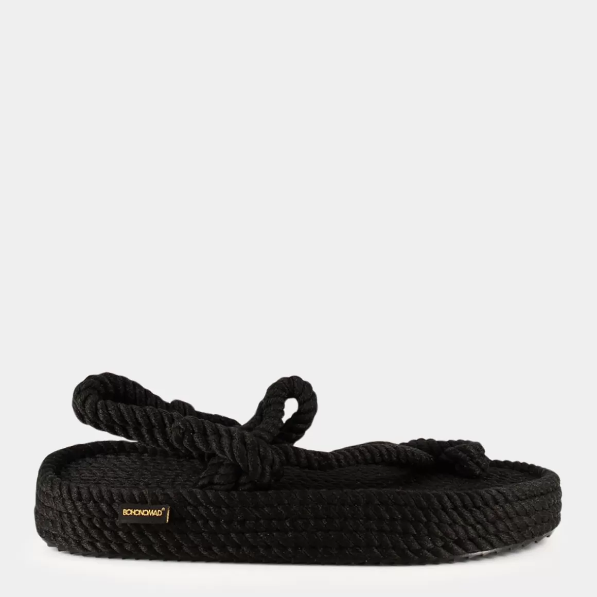 Discount BOHONOMAD Bo.0012 Hawaii Platform Sandali Nero