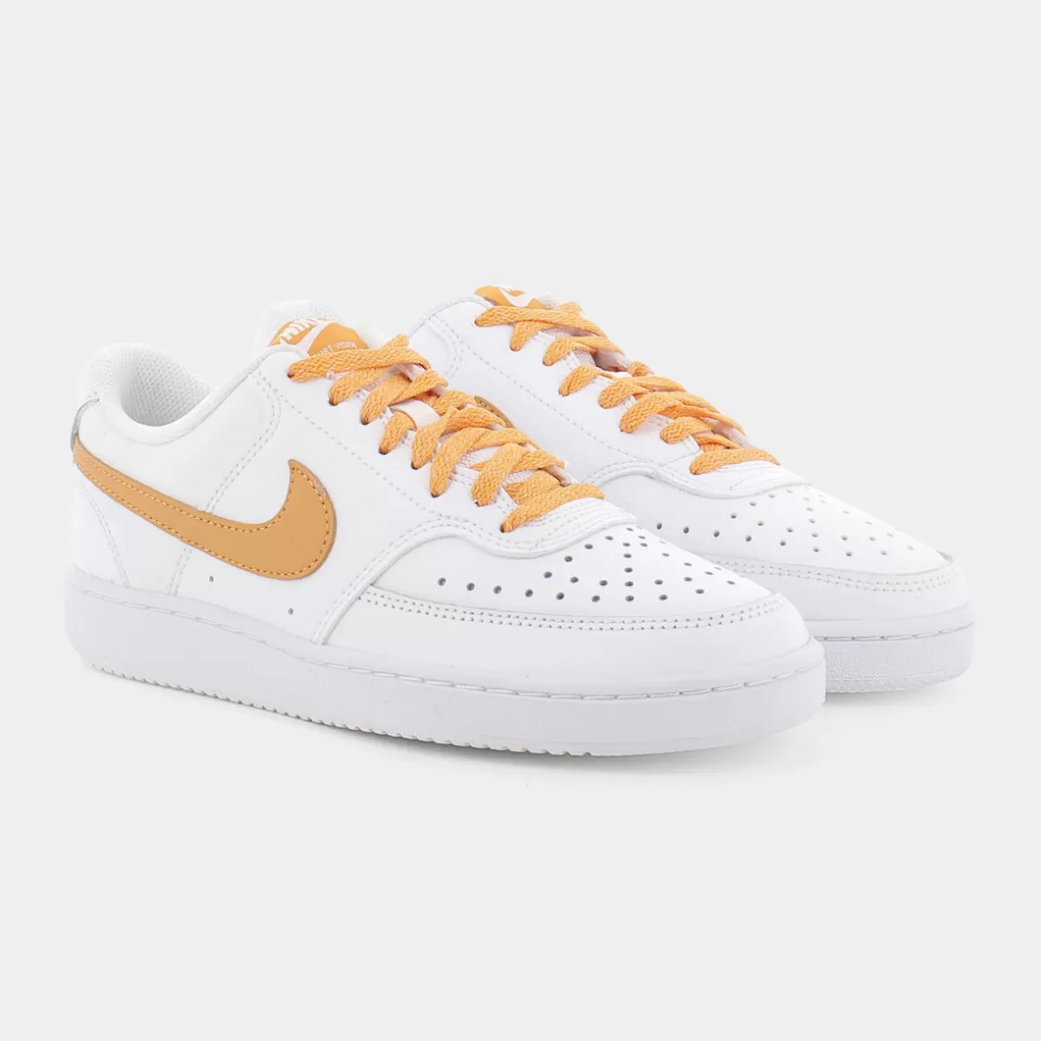 Cheap NIKE Cd5434 Court Vision Low White/Light Curry - Sportive Bianco