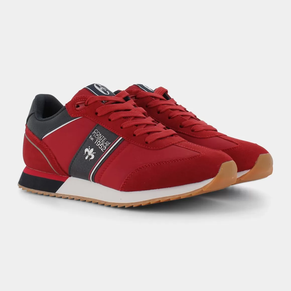 Fashion CONTE OF FLORENCE Cf11M40705 Calci Scarlet - Sneakers Rosso