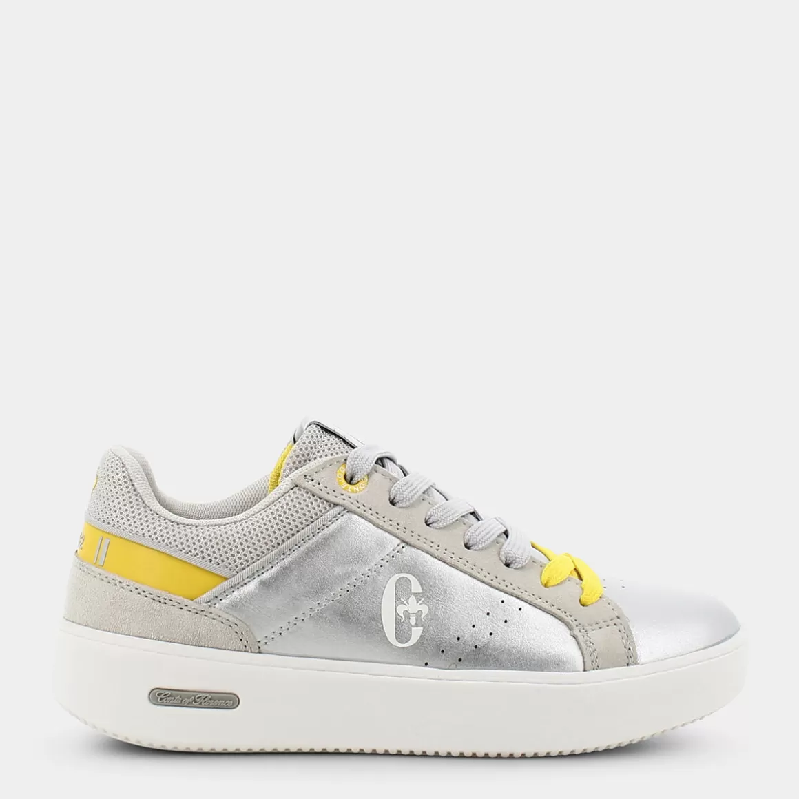 Cheap CONTE OF FLORENCE Cf11W80754 Gioia Silver Yellow - Sneakers Argento