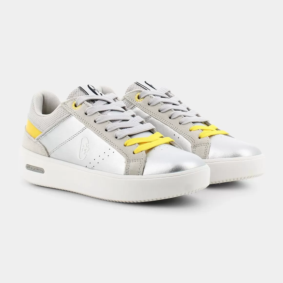 Cheap CONTE OF FLORENCE Cf11W80754 Gioia Silver Yellow - Sneakers Argento