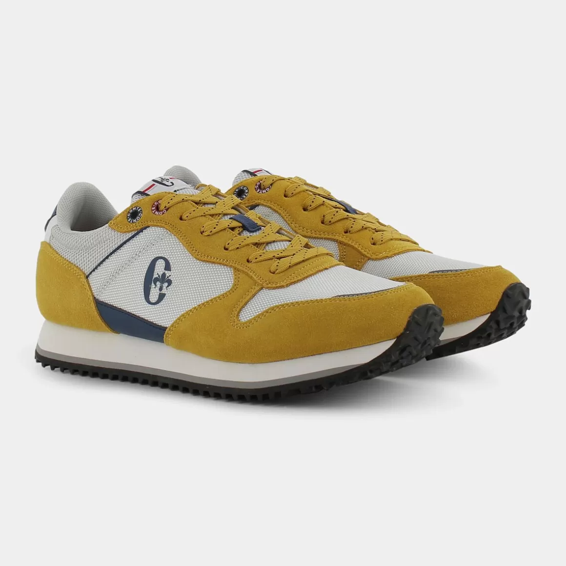 New CONTE OF FLORENCE Cf21M40703 Bagnone Sulphur Plaster - Sneakers Giallo