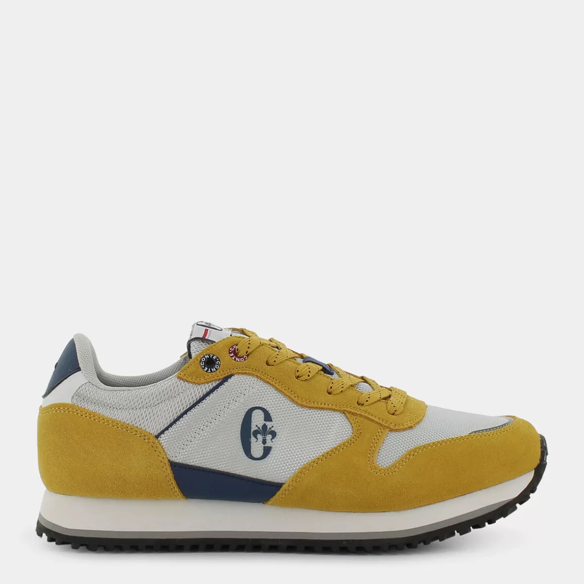 New CONTE OF FLORENCE Cf21M40703 Bagnone Sulphur Plaster - Sneakers Giallo