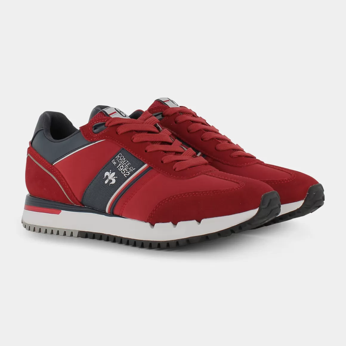 Shop CONTE OF FLORENCE Cf21M60720 Scarlino Scarlet - Sneakers Rosso