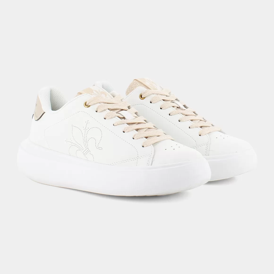 Store CONTE OF FLORENCE Cf21W82753 Gemma White Platino - Sneakers Bianco