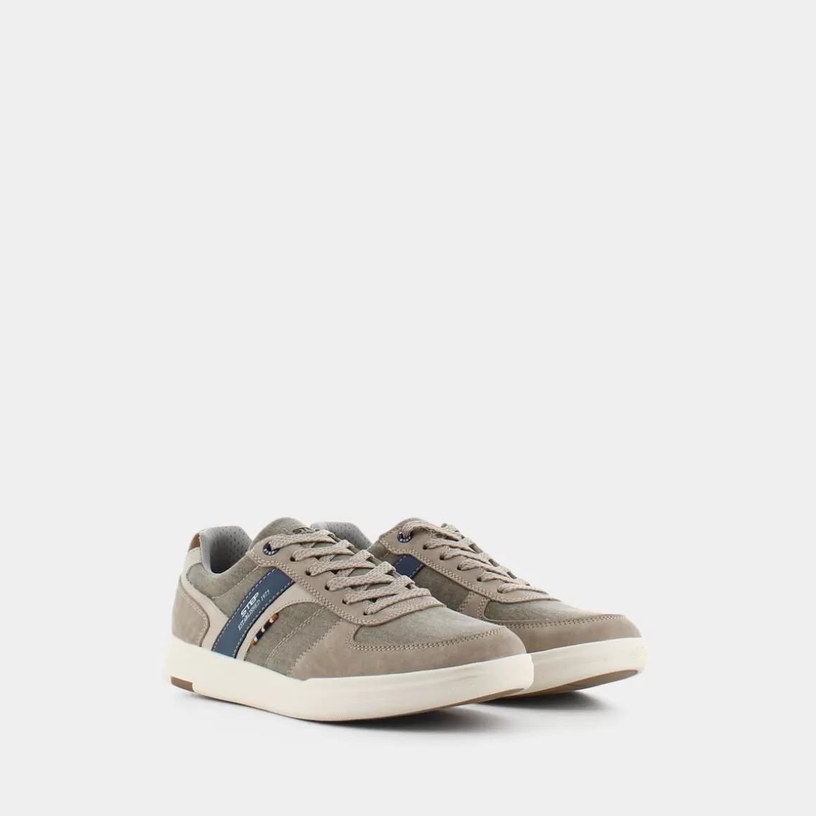 Hot STEP BY STEP Ci-E23U-07 Verde - Sneakers Beige