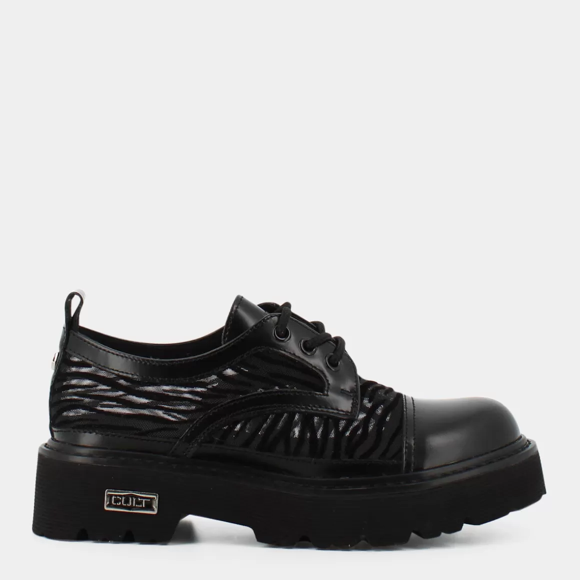 Online CULT Clw340202 Low W Zebra Pr.Net/Br.Leather Black Stringate Nero