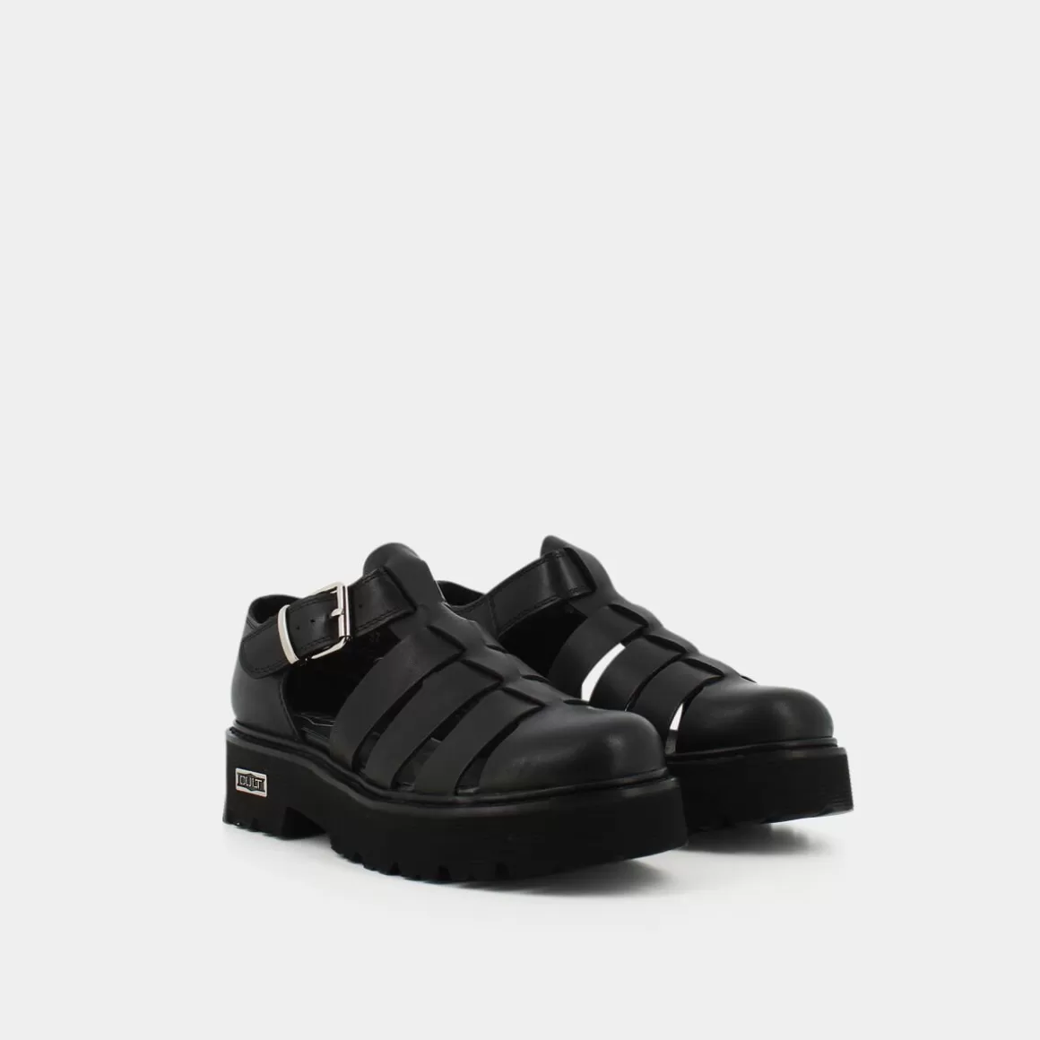 Store CULT Clw362600 Sandal W Leather Black Stringate Nero