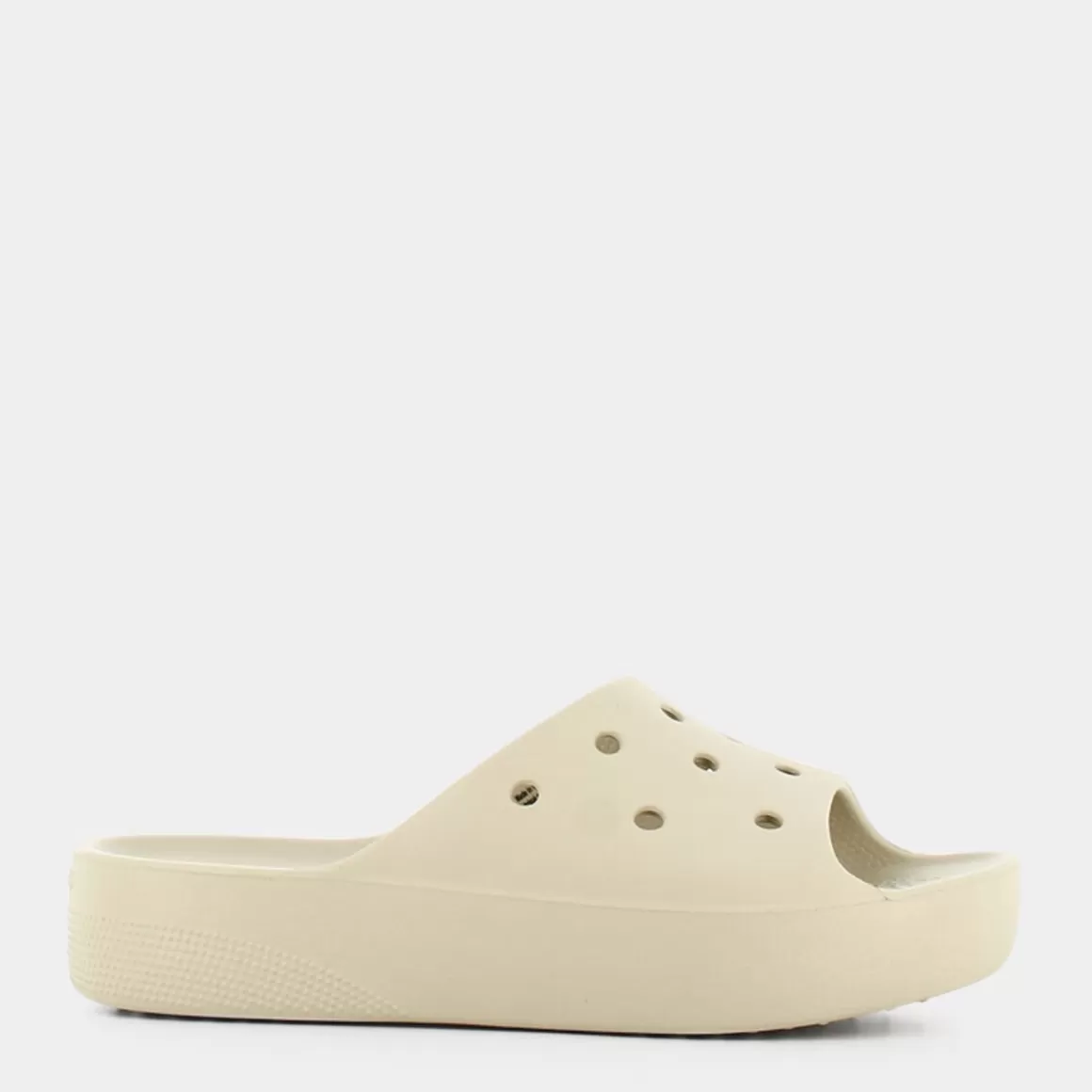 Clearance CROCS Cr.208180 Classic Platform Slide W Bone - Ciabatte Beige