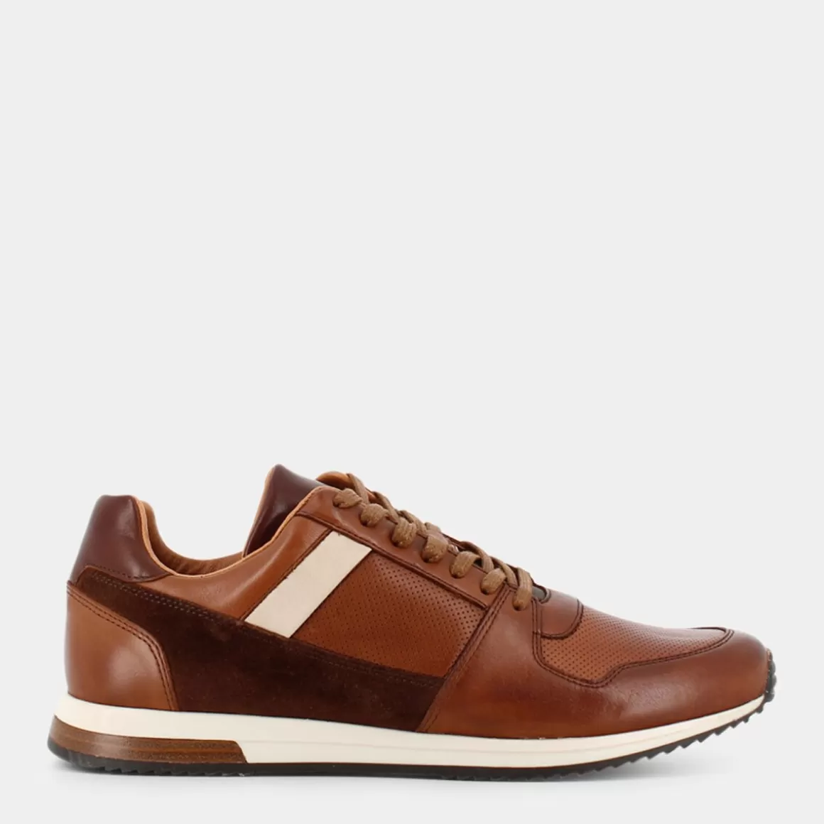 Clearance OSCAR&THAIS Ct-E23U-03 - Cognac - Sneakers Marrone