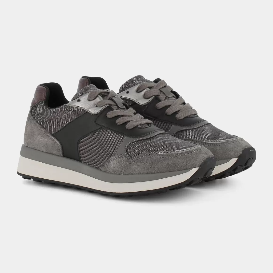 Clearance GEOX D25Rrb0As22C9002 Runntix Dk Grey - Sneakers Grigio