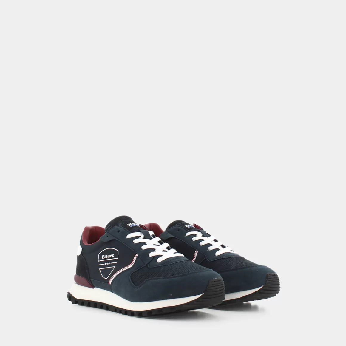 Outlet BLAUER Dixon - Navy/White - Sneakers Blu