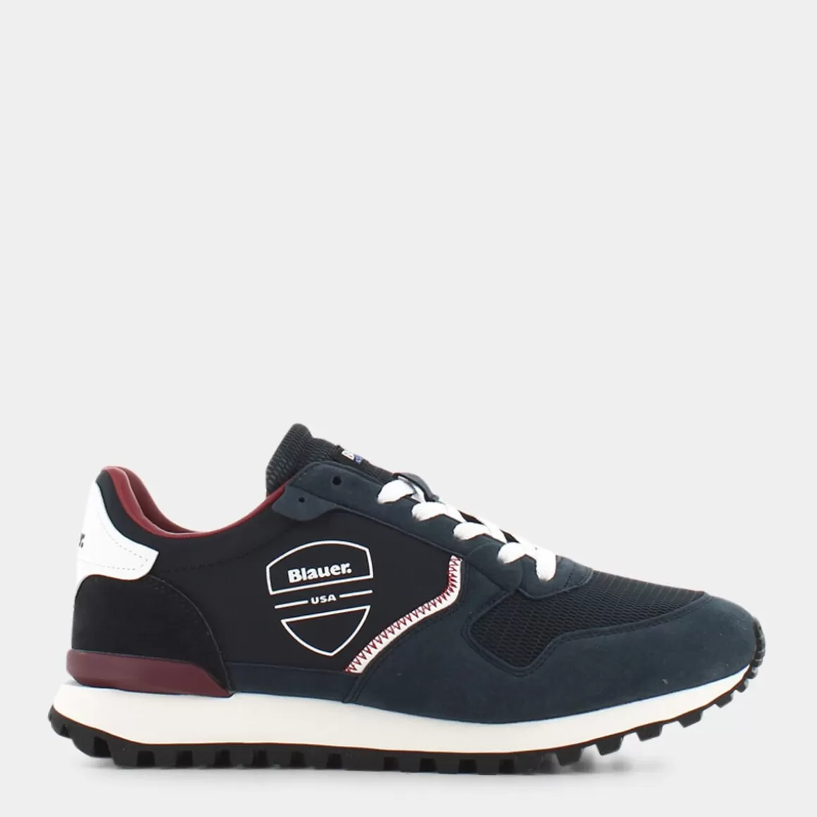 Outlet BLAUER Dixon - Navy/White - Sneakers Blu