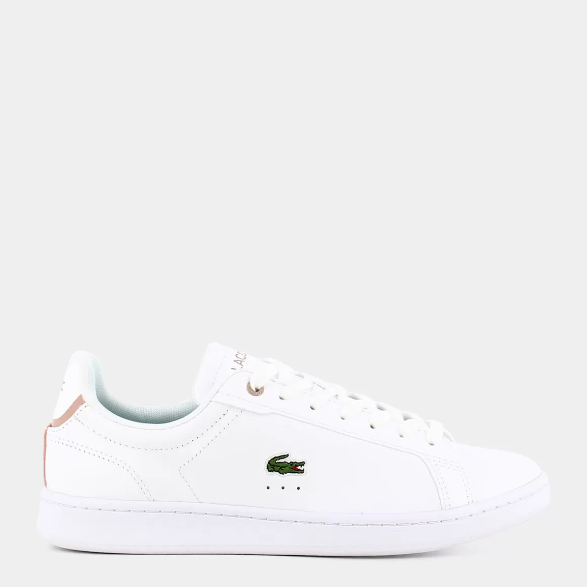 Flash Sale LACOSTE E02019 Carnaby Wht/Lt Pnk - Sportive Bianco